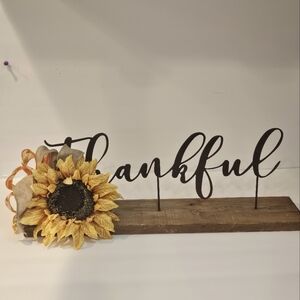 "Thankful" Table Centerpiece or home decor